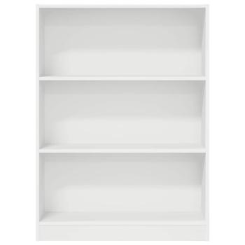 Bücherregal Weiß 80x24x109 cm Holzwerkstoff