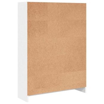 Bücherregal Weiß 80x24x109 cm Holzwerkstoff