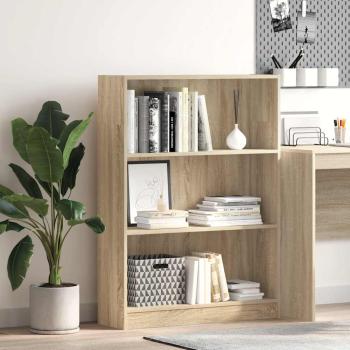 ARDEBO.de - Bücherregal Sonoma-Eiche 80x24x109 cm Holzwerkstoff