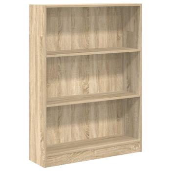 Bücherregal Sonoma-Eiche 80x24x109 cm Holzwerkstoff