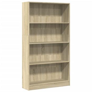 B?cherregal Sonoma-Eiche 80x24x143 cm Holzwerkstoff