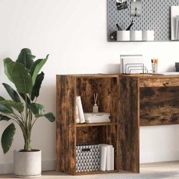 ARDEBO.de - Bücherregal Räuchereiche 40x30x77 cm Holzwerkstoff