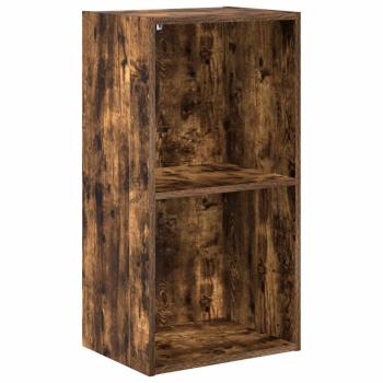 Bücherregal Räuchereiche 40x30x77 cm Holzwerkstoff