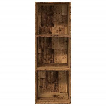 B?cherregal Altholz-Optik 40x30x114 cm Holzwerkstoff