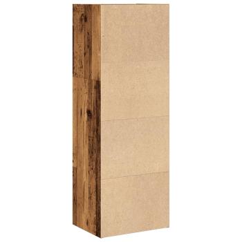 B?cherregal Altholz-Optik 40x30x114 cm Holzwerkstoff