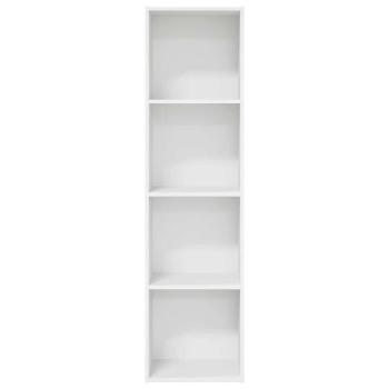 Bücherregal Weiß 40x30x152 cm Holzwerkstoff