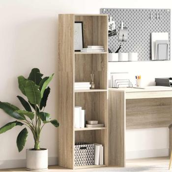 ARDEBO.de - Bücherregal Sonoma-Eiche 40x30x152 cm Holzwerkstoff
