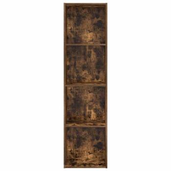 Bücherregal Räuchereiche 40x30x152 cm Holzwerkstoff