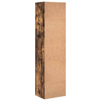 Bücherregal Räuchereiche 40x30x152 cm Holzwerkstoff