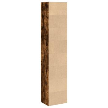 Bücherregal Räuchereiche 40x30x189 cm Holzwerkstoff