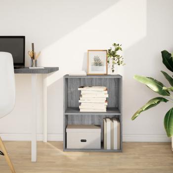 B?cherregal Grau Sonoma 60x30x77 cm Holzwerkstoff