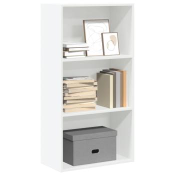 ARDEBO.de - B?cherregal Wei? 60x30x114 cm Holzwerkstoff