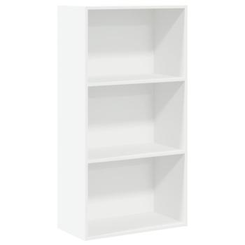 B?cherregal Wei? 60x30x114 cm Holzwerkstoff