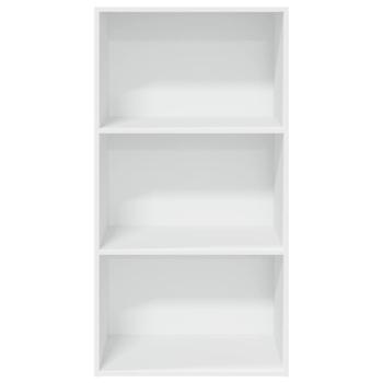 B?cherregal Wei? 60x30x114 cm Holzwerkstoff