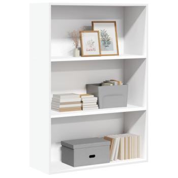 ARDEBO.de - B?cherregal Wei? 80x30x114 cm Holzwerkstoff