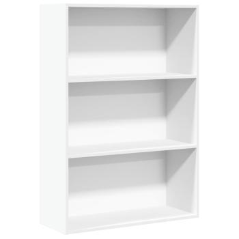 B?cherregal Wei? 80x30x114 cm Holzwerkstoff