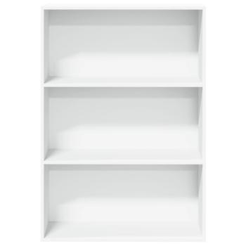 B?cherregal Wei? 80x30x114 cm Holzwerkstoff