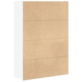 B?cherregal Wei? 80x30x114 cm Holzwerkstoff