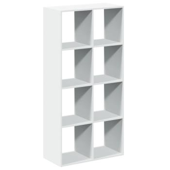 Raumteiler Bücherregal Weiß 69,5 x 29 x 137,5 cm Holzwerkstoff
