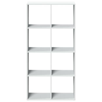 Raumteiler Bücherregal Weiß 69,5 x 29 x 137,5 cm Holzwerkstoff