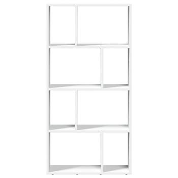 Bücherregal Weiß 60 x 20 x 120,5 cm Holzwerkstoff