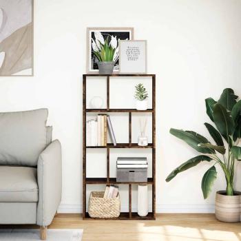 Bücherregal Räuchereiche 60x20x120,5 cm Holzwerkstoff