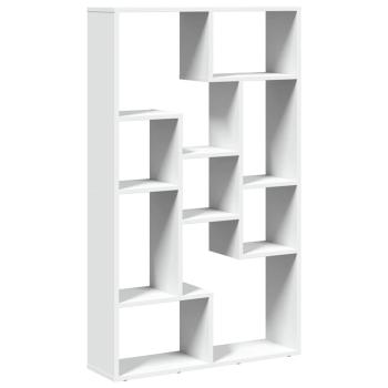 Bücherregal Weiß 72x20x120,5 cm Holzwerkstoff