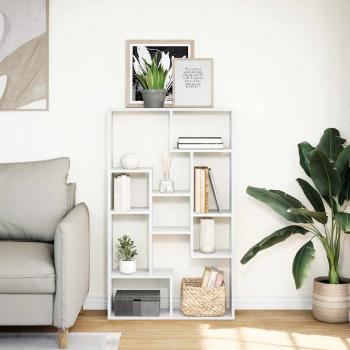 Bücherregal Weiß 72x20x120,5 cm Holzwerkstoff