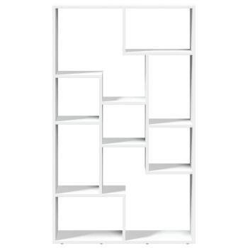 Bücherregal Weiß 72x20x120,5 cm Holzwerkstoff