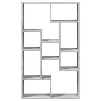 Bücherregal Betongrau 72x20x120,5 cm Holzwerkstoff
