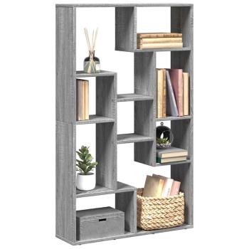 ARDEBO.de - Bücherregal Grau Sonoma 72x20x120,5 cm Holzwerkstoff