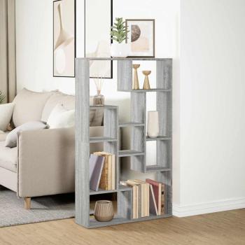 Bücherregal Grau Sonoma 72x20x120,5 cm Holzwerkstoff