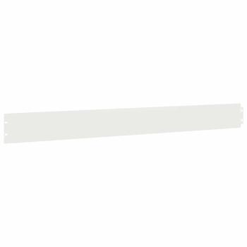 Raseneinfassung 10 Stk. 10 x 103 cm Kaltgewalzter Stahl Weiß