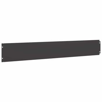 Raseneinfassung 10 Stk. 15 x 103 cm Kaltgewalzter Stahl Schwarz