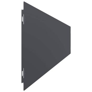 Rasenkanten 10 Stk. Anthrazit 15x103 cm Kaltgewalzter Stahl