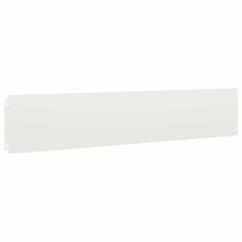 Rasenkanten 30 Stk. Weiß 20x103 cm Kaltgewalzter Stahl