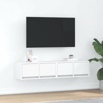 ARDEBO.de - TV-Schränke 2 Stk. Weiß 60x31x25,5 cm Holzwerkstoff