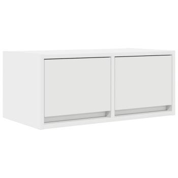 TV-Schränke 2 Stk. Weiß 60x31x25,5 cm Holzwerkstoff