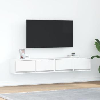 ARDEBO.de - TV-Schränke 2 Stk. Weiß 80x31x25,5 cm Holzwerkstoff