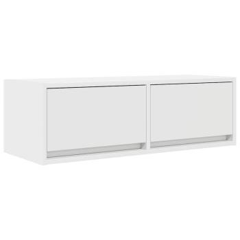 TV-Schränke 2 Stk. Weiß 80x31x25,5 cm Holzwerkstoff
