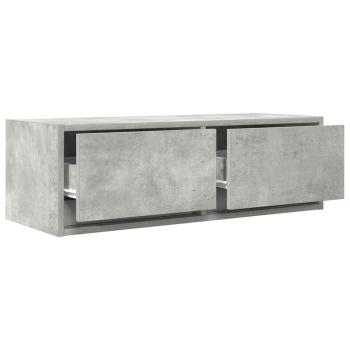 TV-Schränke 2 Stk. Betongrau 80x31x25,5 cm Holzwerkstoff