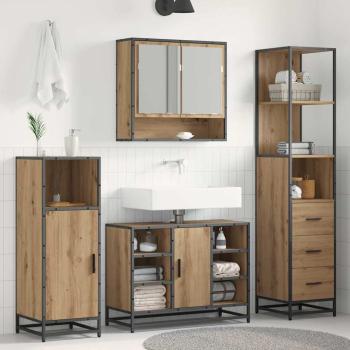 ARDEBO.de - Badezimmermöbel-Set Artisan-Eiche 35 x 37,5 x 166 cm