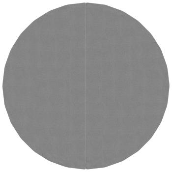 Pool-Bodentuch Hellgrau Ø244 cm Polyester Geotextil