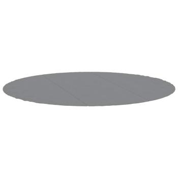 Pool-Bodentuch Hellgrau Ø396 cm Polyester Geotextil