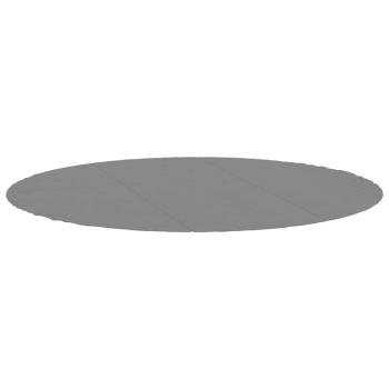 Pool-Bodentuch Hellgrau Ø396 cm Polyester Geotextil