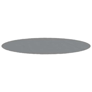 Pool-Bodentuch Hellgrau Ø500 cm Polyester Geotextil