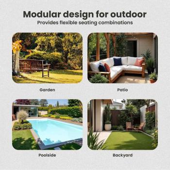 Gartenbänke Set 2 pcs Braun Massivholz Akazie