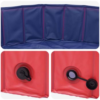 Kinder Schwimmbecken Ø200 x 30 cm Rund für Kind für Rot