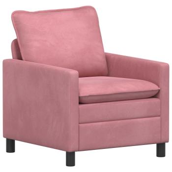 Sofa Set 2 stk. Rosa Samt