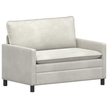 Sofa Set 2 stk. Creme Samt